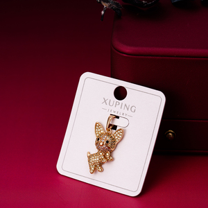 Xuping Đồ Trang Sức Động Vật Mèo Con Chó Cá Heo Con Bướm Con Chuồn Voi Cá Heo Zirconia Thời Trang Rapper Cá Nhân Mặt Dây Chuyền Charms - Product Image 6