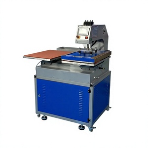 Presse à chaud double station entièrement automatique hydraulique 16x24 pouces pour <span class=keywords><strong>sublimation</strong></span> sur panneaux métalliques et t-shirts - Product Image 3