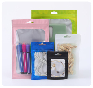 Mini sac refermable Ziplock Mylar avec fenêtre avant transparente anti-odeur et verrouillage enfant pour bonbons collations CPP quantité minimale de commande en plastique 100 pièces - Product Image 5