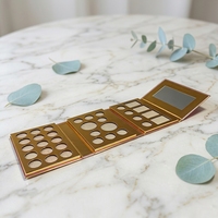 Boîte d'emballage personnalisée de luxe pour palette de fards à paupières, boîte en papier cosmétique avec impression de logo