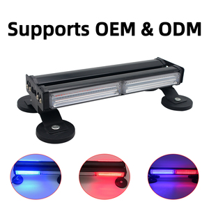 Feux stroboscopiques LED magnétiques, multicolores et modes clignotants, DC 12V/24V, avertissement d'urgence pour les travaux d'ingénierie - Product Image 2