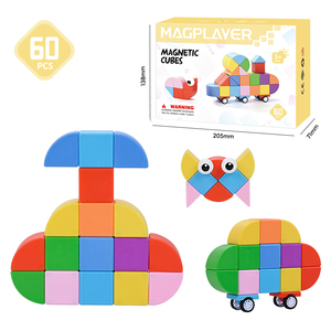 Cubi Magnetici MAGPLAYER con Blocchi per Costruire Auto, Giocattoli Educativi per Bambini, Blocchi Magnetici per Ragazzi - Product Image 6