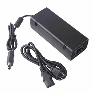 For Xbox 360 Slim Console E S Charger Cable Games Cord For Xbox 360 Slim Power Supply US EU UK Plug AC Adapter