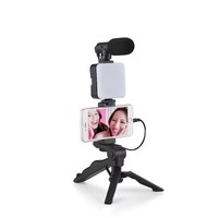 Kit d'éclairage vidéo pour microphone trépied à lumière LED Kit d'éclairage pour selfie stick AY-49 Kit de fabrication vidéo pour appareil photo téléphone poulpe Kit vidéo pour trépied