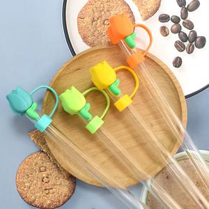 ขายดี ที่ค<span class=keywords><strong>ร</strong></span>อบหลอดดูดแบบยางนิ่มหลาก<span class=keywords><strong>ส</strong></span>ี ขนาด 10 มม. ลายดอกทิวลิป ผลิตในจีน อุปก<span class=keywords><strong>ร</strong></span>ณ์ตกแต่งหลอดดูดแบบกึ่ง 3 มิติ จำนวนมาก - Product Image 2