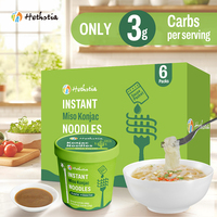 Nouilles de konjac végétaliennes sans gluten Goût de miso Faible en calories Faible en gras Tasse instantanée Nouilles de konjac pour régime Keto