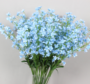 Fleur artificielle en soie <span class=keywords><strong>de</strong></span> lys du val, orchidée Keiskei, fleur décorative <span class=keywords><strong>de</strong></span> mariage, blanche, vente en gros - Product Image 5