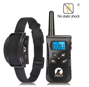 <span class=keywords><strong>Collier</strong></span> anti-aboiement étanche IPX7 <span class=keywords><strong>pour</strong></span> <span class=keywords><strong>chien</strong></span>, rechargeable, en plastique, sans choc, avec bip et vibration, entraînement inclus, télécommande - Product Image 1