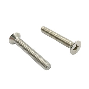 Jiu Fei Wu Jin - Tornillos de máquina Phillips de cabeza plana de acero inoxidable 304, M3 M4 M5 M6 M8 M10, rosca métrica estándar - Product Image 3