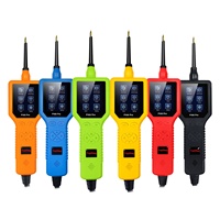 P100 Pro Penguji Sirkuit Otomotif, Alat Diagnosis Sistem Listrik Penguji Tegangan Mobil Voltmeter Digital