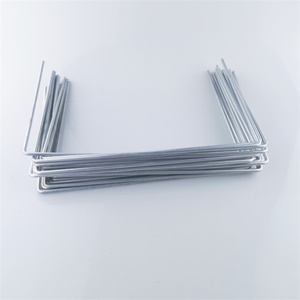 Piquets <span class=keywords><strong>de</strong></span> jardin galvanisés <span class=keywords><strong>de</strong></span> 3,9 mm/4 mm <span class=keywords><strong>de</strong></span> diamètre, 20 cm <span class=keywords><strong>de</strong></span> largeur, 20 cm <span class=keywords><strong>de</strong></span> longueur, attaches pour gazon paysager - Product Image 3