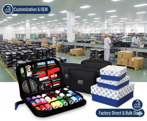 Kit de couture miniature professionnel pour la maison, durable, en tissu écologique, <span class=keywords><strong>prix</strong></span> de gros, boîte de couture pour la couture à la main et les réparations - Product Image 6