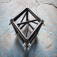 Structure Modulaire en Alliage d'Aluminium Truss-075 pour Scène - Cube d'Angle Portable Robuste pour Éclairage LED à Installation Rapide