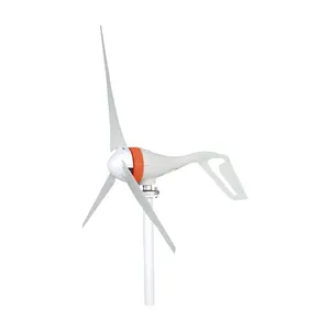 High Quality 100W Horizontal Axis wind turbine mini wind power generator for home use