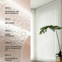 Stores verticaux manuels sans fil de haute qualité, avec fonctionnement fluide intégré, protection de la vie privée, facilement personnalisables