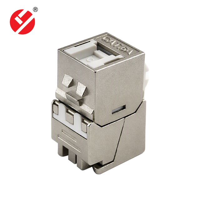 Shielded Toolless Keystone Jack RJ45 STP Keystone Insert Module Connector for Wall Plate Patch Panel Network Cabling