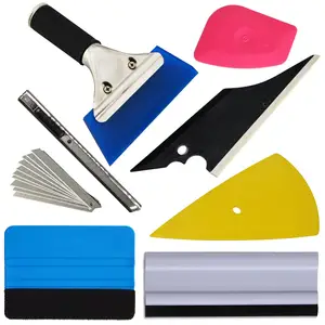 10PCS/Set Vehicle Window Tint Tool Kit Car Wrap Tools With Scraper