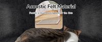 Cama para Gatos de Exterior al por Mayor, Casa para Mascotas, Ecológica y No Tóxica, Cama Cueva para Gatos de Plástico Fieltro de Última Generación