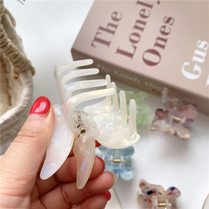 Accesorios populares para el cabello Tiktok Ins estilo coreano acetato pinza para el cabello colorido mariposa pinzas para el cabello para niñas - Product Image 6