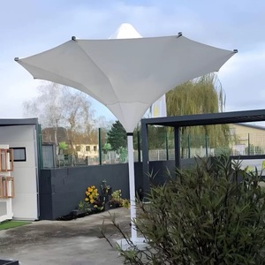 Best Price Large Outdoor Commercial Aluminum <b>Windproof</b> Durable Folding Arm Retractable Patio <b>Umbrella</b> for Hotels Restaurants - Product Image 2