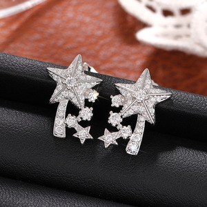 Orecchini a Forma di Stella per Donne, Graziosi Orecchini a Perno a Forma di Stella, Gioielli di Moda Quotidiana - Product Image 6