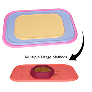 Tapete de Silicona Antideslizante Personalizado para Mascotas, Tapete de Silicona para Comida de Mascotas, Tamaño Grande, Impermeable, Protege el Piso - Product Image 6