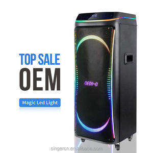 Altavoz DJ de Doble Bocina, Altavoz TWS de Gran Potencia con Doble Micrófono Inalámbrico GD-1023 - Product Image 2