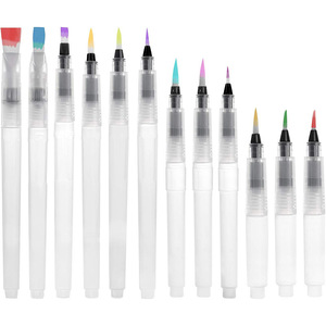 <span class=keywords><strong>Pinceau</strong></span> à <span class=keywords><strong>aquarelle</strong></span> avec poils en nylon et manche en plastique, réservoir rechargeable et embouts de <span class=keywords><strong>pinceau</strong></span> assortis - Product Image 5