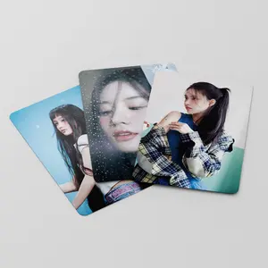 55Pcs/Set KPOP ILLIT SUPER REAL ME Photocards Album Postcard MINJU MOKA I ROHA YUNAH WONHEE Boxed Lomo Cards Fans Collect Gift