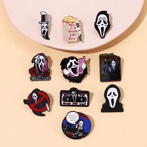 Broche de Fantasma Divertido de Nuevo Estilo, <span class=keywords><strong>Serie</strong></span> de Calabazas de Halloween, Insignia de Metal, Pin de Esmalte Suave y Bonito - Product Image 5