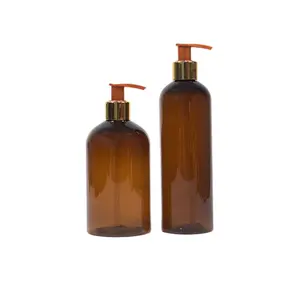Pompes à lotion pour lavage à la main Bouteille de shampooing 360ml Distributeurs de savon pour Amber 11oz Bouteilles à pompe personnalisées pour shampooing et revitalisant