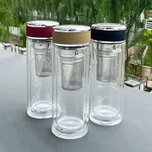 Garrafa de água alcalina de vidro para purificação de água, garrafa ionizadora de energia para equilíbrio de pH corporal, garrafa de 400ml OEM