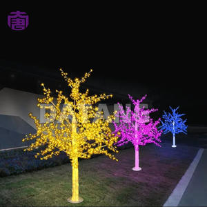 Impresionante Lámpara de Árbol de Resina LED con Ramas de Estilo Cristal Transparente para Decoración de Calles y Festivales en Venta - Product Image 2