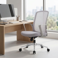Chaise de bureau ergonomique moderne à dossier haut, appui-tête réglable, support lombaire, coussin en éponge, base en aluminium, réglable pour la maison/le bureau