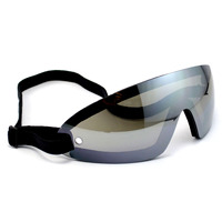 Nouveau design double ANSI Z87.1 lunettes de sécurité sportive légère bande élastique une pièce lunettes à lentille certifiée EN166 en plastique