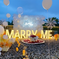 Nouvel Arrivage Lettres Géantes LED Étanche « Marry Me » de 3, 4 et 5 pieds pour Scènes de Mariage et Décorations Extérieures