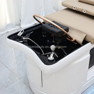 Kisen Mobilier de Salon en Gros : Lit de Lavage Thaïlandais Moderne à Circulation d'Eau pour Thérapie Capillaire Allongée avec Vaporisateur - Product Image 3