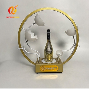 Richshining Led Bottle Presenter-Soporte acrílico para botella de vino con logotipo personalizado de lujo para regalos <span class=keywords><strong>VIP</strong></span>, decoración de bar, iluminación de club nocturno - Product Image 4