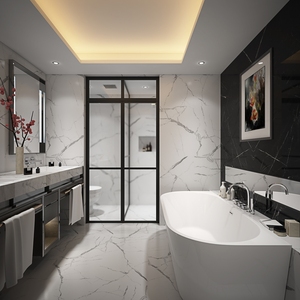 Baignoire de massage moderne en acrylique autoportante à jet d'air avec tourbillon Caractéristique Blanc Intérieur pour jacuzzis pour hôtel Utilisation domestique Comprend - Product Image 6