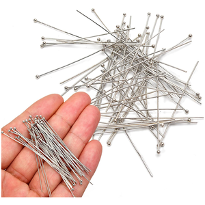 Gran oferta, 100 Uds., alfileres de bola, pendientes artesanales sin deslustre, pulsera, fabricación de joyas, accesorios, suministros - Product Image 6