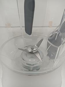 Portable 1.5L en plastique électrique presse-agrumes broyeur 2-en-1 multifonction cuisine mélangeur avec 4 lames 4 vitesses 250W pour usage domestique - Product Image 6