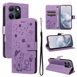 Prix d'usine – Étui portefeuille mignon en forme d'abeille pour cartes de crédit, compatible Moto Edge 70 Fusion 5G/Edge 60 <span class=keywords><strong>Pro</strong></span>, et Sony <span class=keywords><strong>Xperia</strong></span> 1VII - Product Image 1