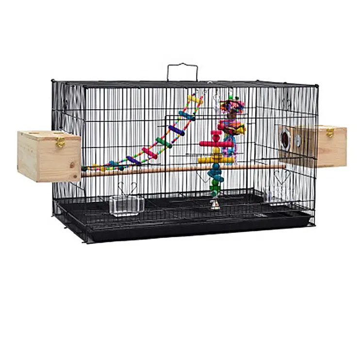 도매 스틸 메쉬 작은 접는 사랑 새 매달려 Gaiolas 파라 passaros a venda Jaulas para pajaros en venta Bird Cage White