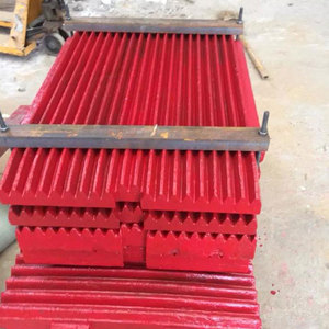 High Manganese Steel Super Spare Parts Jaw Plate for Stone Essential Mining Machinery Mobile Crusher - Product Image 1