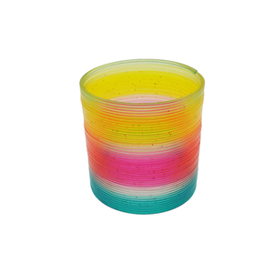 Jouets pour enfants, grand cercle arc-en-ciel coloré, ressort magique, cercle arc-en-ciel, jouets amusants - Product Image 2