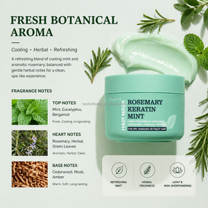 Suero de Argán sin Sulfatos con Menta y Romero para Salón de Belleza, Acondicionador Capilar, Tratamiento Hidratante, Mascarilla Reparadora para Cabello Dañado - Product Image 4