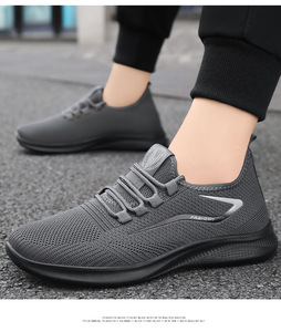 Zapatos deportivos de moda para hombre, zapatillas de deporte informales transpirables de verano, primavera y otoño, nuevos zapatos de suela blanda tejidos voladores para hombre - Product Image 5