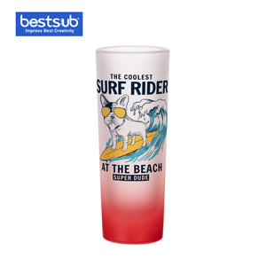 Bestsub 3oz taza de gradiente de Color de arco iris naranja bebiendo café disparó conjunto de cristal <span class=keywords><strong>a</strong></span> <span class=keywords><strong>granel</strong></span> - Product Image 2