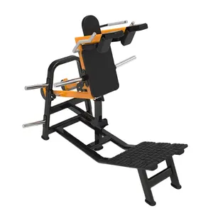 商用健身器材健身腿部压力机哈克深蹲板装载站立小腿抬高深蹲机