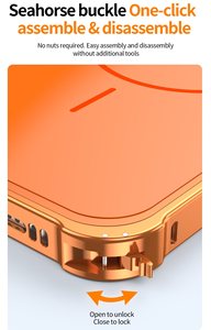 Cornice e Pannello Posteriore in Metallo di Alta Qualità con Protezione Fotocamera per Custodia iPhone 15 Pro Max Convertibile in 17 Pro Max - Product Image 6